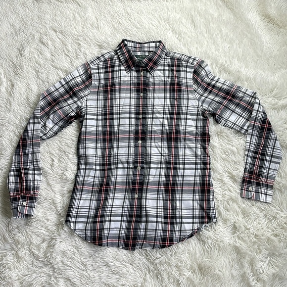 LAUREN RALPH LAUREN Relaxed Classic Plaid button down - Picture 1 of 9